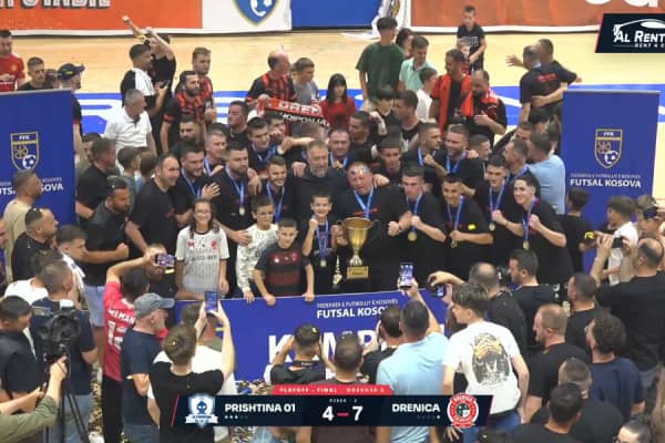 Drenica shpallet kampion në futsall pas fitores ndaj Prishtina 01