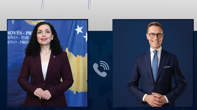 Osmani flet në telefon me presidentin e Finaldës  Diskutuam zhvillimet e fundit politike dhe për sigurinë