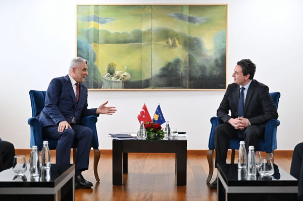 Kurti takim me ministrin e Tregtisë të Turqisë Bolat  gatishmëri për thellim të bashkëpunimit