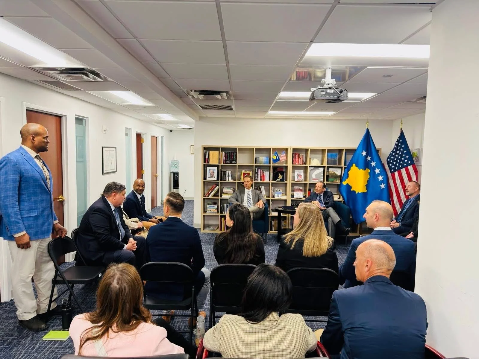 Reka priti delegacion ushtarak nga SHBA  Spanja dhe Kanadaja në New Yorku