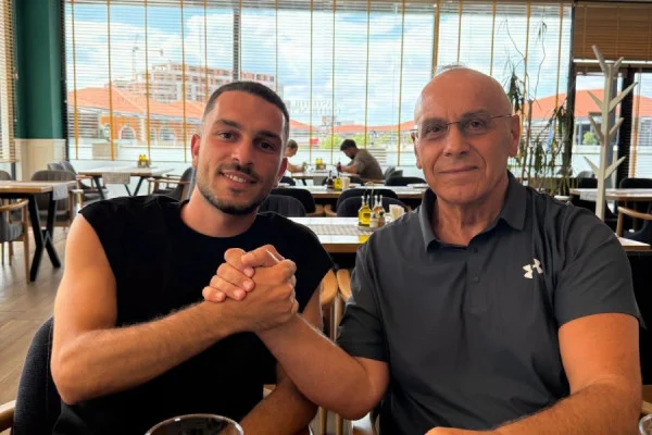 Agim Ademi takon Arijon Ibrahimoviqin  Një talent me të ardhme të madhe
