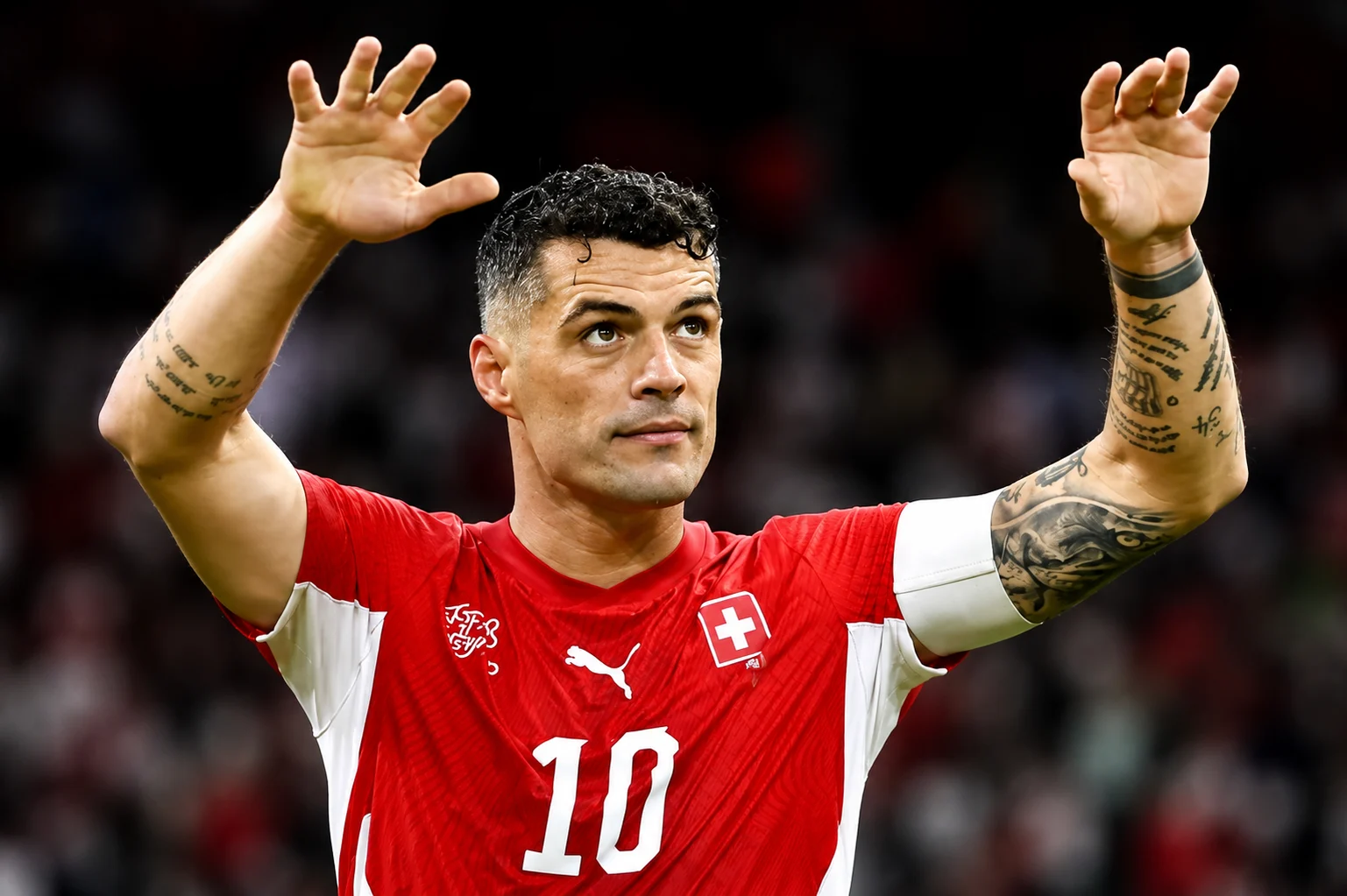 Xhaka nuk u përmbajt  reagimi i kapitenit ndryshoi gjithçka ndaj Kolumbisë